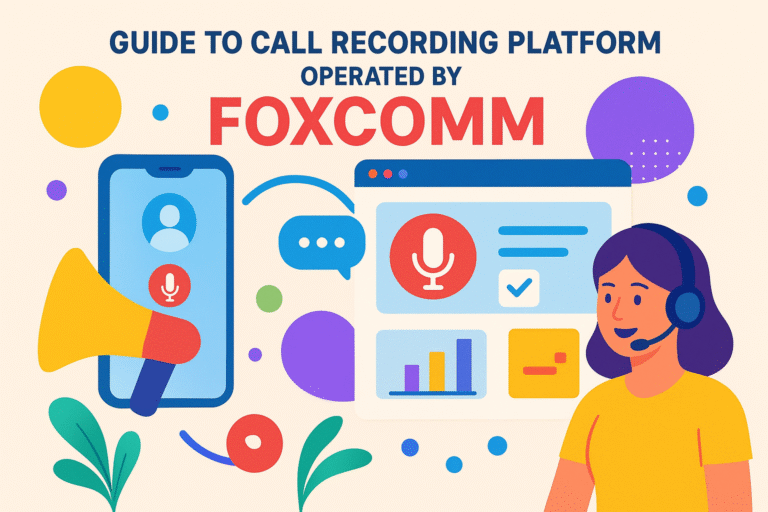 Guide to Call Recording Platform Operated by Foxcomm